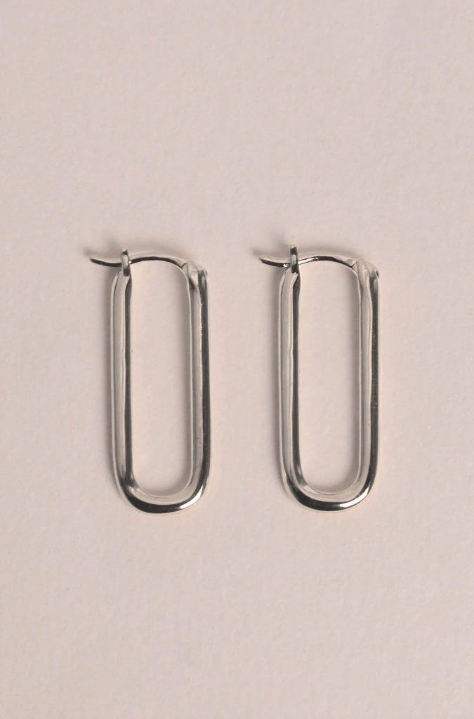 Waekura Vania Earrings Palladium - beiger Hintergrund