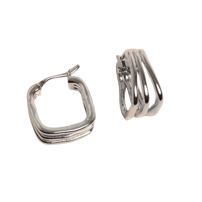 Waekura Yago Earrings Palladium - Freisteller