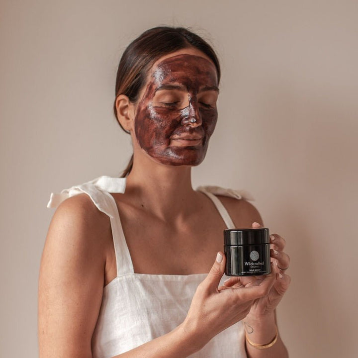 Wildcrafted Organics Wild Berry - Model applying Wild Berry