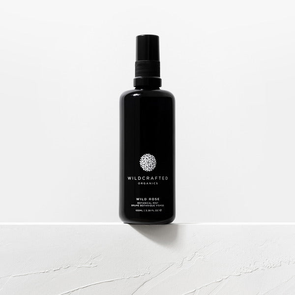 Wildcrafted Organics Wild Rose Botanical Mist - grey backround