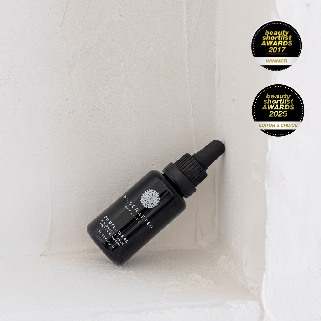 Wildflowers Rejuvenating Serum - regenerierendes Bio-Serum mit Hagebuttenöl und Squalan für reife Haut